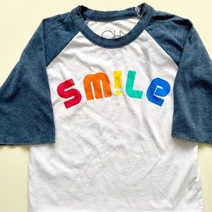 Chaser raglan Smile top